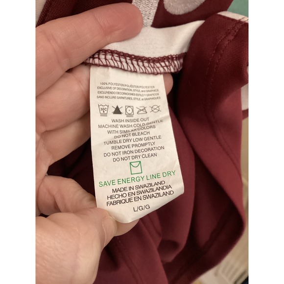 Majestic Phillies Jersey Womens Large Maroon Blue Cooperstown MLB - Picture 6 of 7